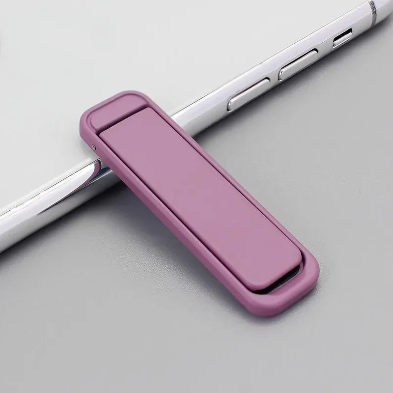 Mobile Phone Colourful Metal  Holder Strip Shape Back Sticker Stand Simple Portable Cellphone Bracket for iPhone 16 15 14 Xiaomi