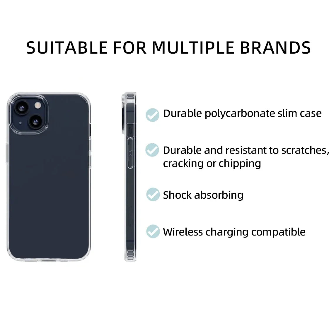 Customized transparent Soft Phone Case for iPhone 16 15 14 13 12 Pro Max Plus Hard or Soft Cover Personalized Design DIY Photo Caseverse