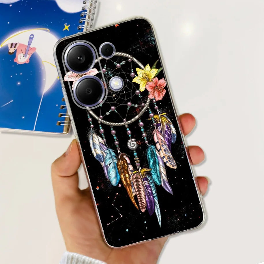 For Xiaomi Poco M6 Pro 2024 Case New Fashion Marble Cartoon Cover Soft Clear Silicone Funda For Xiaomi Poco M6 Pro 4G Phone Case - Caseverse