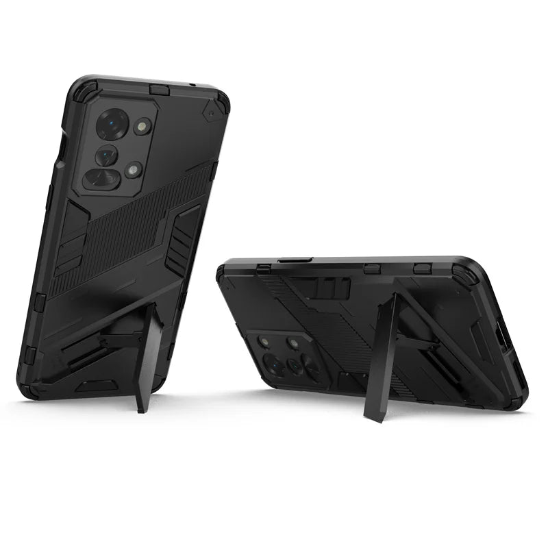 For Oneplus Nord 2T 5G Case Armor Shockproof Phone Cases For One Plus Nord2T Nord 2 T Stand Holder Rugged Silicone Cover Coque - Caseverse