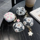 Fashion Flowers For Samsung Galaxy Buds Pro/Live/FE Soft TPU Anti-Fall Transparent Earphone Case For Galaxy Buds Pro 2 Cover