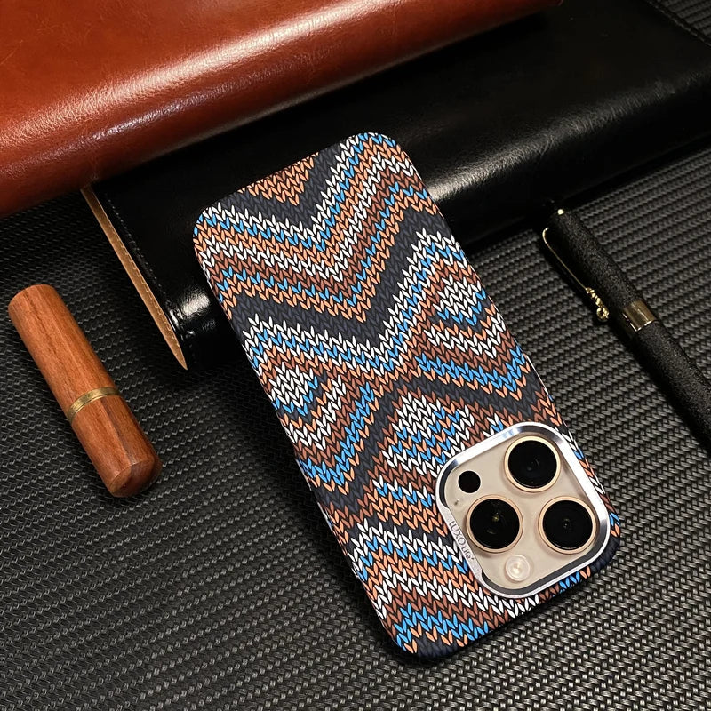 Ultrathin Metal Lens Magsafe Phone Case for iphone 16 pro max 15 Pro 14 Carbon Fiber Texture Matte Wireless Charge Hard PC Cover Caseverse