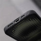 Luxury Alloy Lens 3D Relief Black Carbon Fibre Pattern Case For iPhone 13 14 15 16 Pro Max Slim Shockproof PC Cover For Magsafe Caseverse