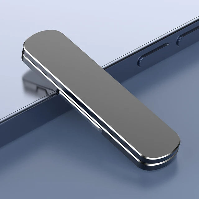 Metal Folding Phone Holder Alloy Invisible Back Stick Phone Desktop Holder Portable Mobile Support Phone Stand for iPhone Xiaomi - Caseverse