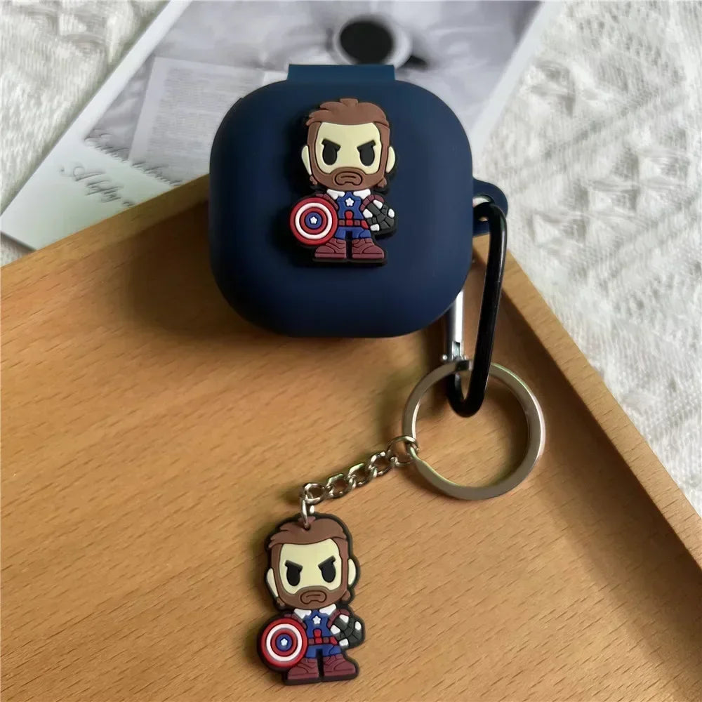 Cartoon Silicone Bluetooth Earphone Protective Case Suitable for SHOKZ OpenFit 2 T920 Scratch Resistant Earphone Case Caseverse