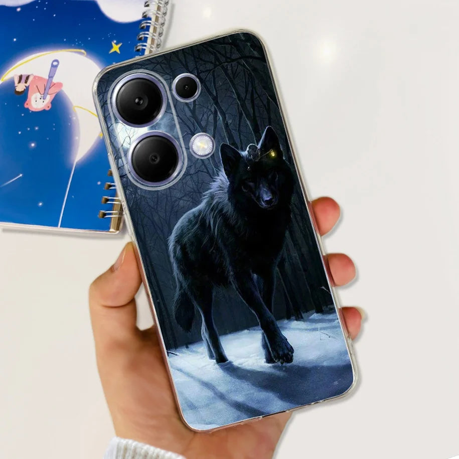 For Xiaomi Poco M6 Pro 2024 Case New Fashion Marble Cartoon Cover Soft Clear Silicone Funda For Xiaomi Poco M6 Pro 4G Phone Case - Caseverse