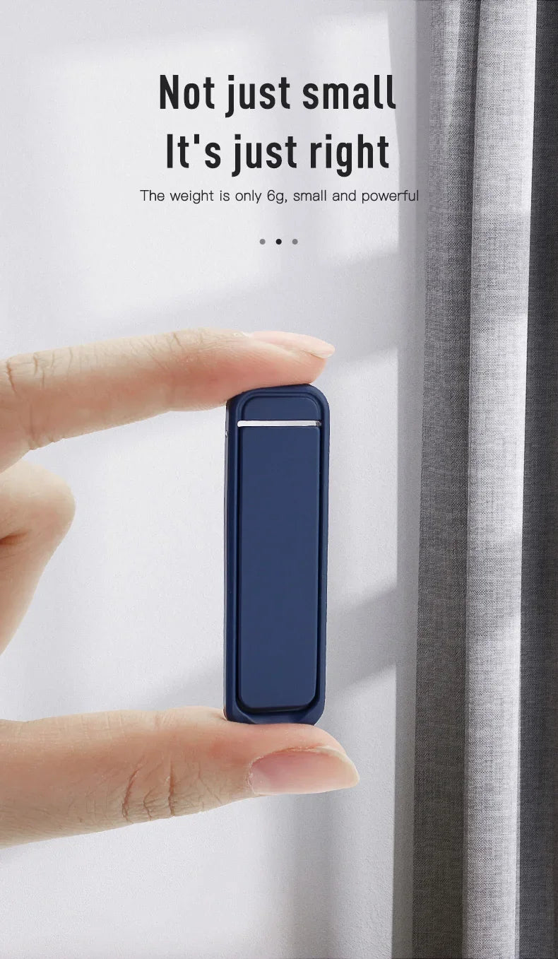 Mobile Phone Colourful Metal  Holder Strip Shape Back Sticker Stand Simple Portable Cellphone Bracket for iPhone 16 15 14 Xiaomi