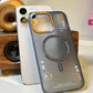 Matte Magnetic Phone Case For iPhone 16 15 14 13 12 Pro Max Megsafe Wireless Charge Frosted Back Metal Lens Frame Buttons Cover