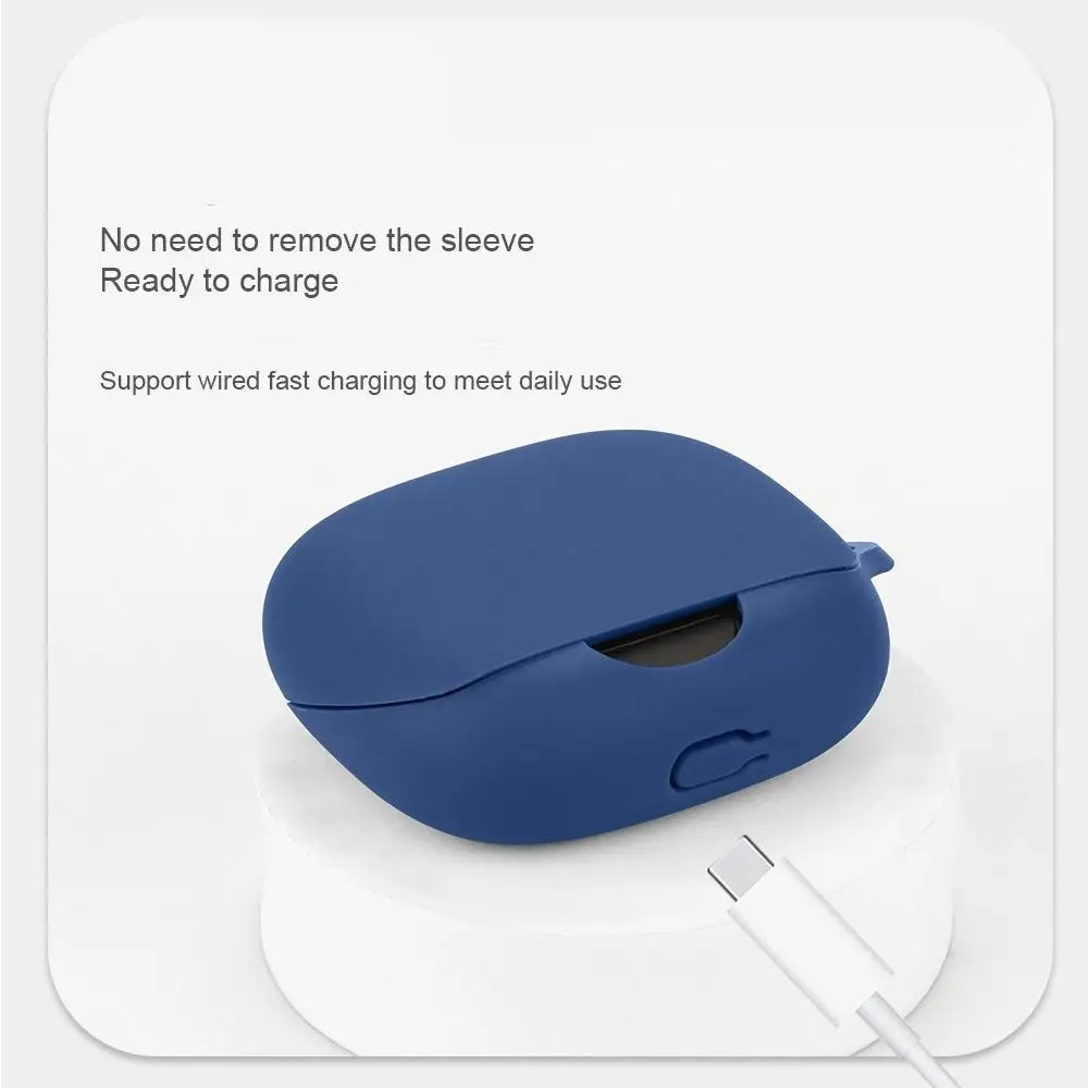 Anti-drop Earbuds Protective Case Washable Dustproof Wireless Earphone Shell Silicone for Anker Soundcore AeroFit Pro Caseverse