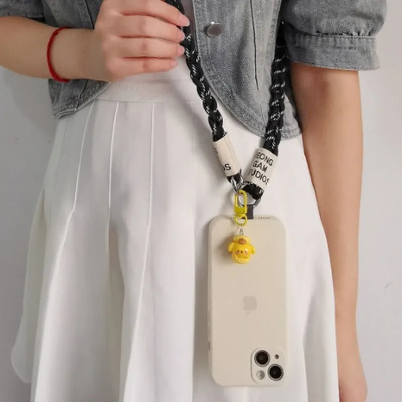 Can Be Carried Outdoor Mountaineering Mobile Phone Lanyard Women's Belts Woven Hanging Ornaments Anti Loss Lanyards Neck Strap