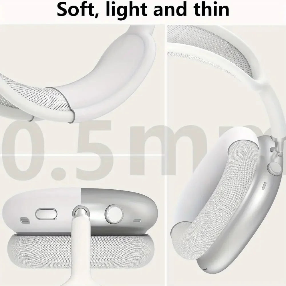 3 in 1 Soft Silicone Skin Protector Headphones Case For Airpods Max Cases Anti Scratch Shockproof Earphone Cover Accessories Caseverse