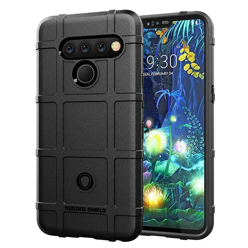 Rugged Shield Shockproof Phone Case For LG V50 V50S G8X V60 G8 G8S ThinQ Soft TPU Silicone Protective Back Cover Fundas - Caseverse