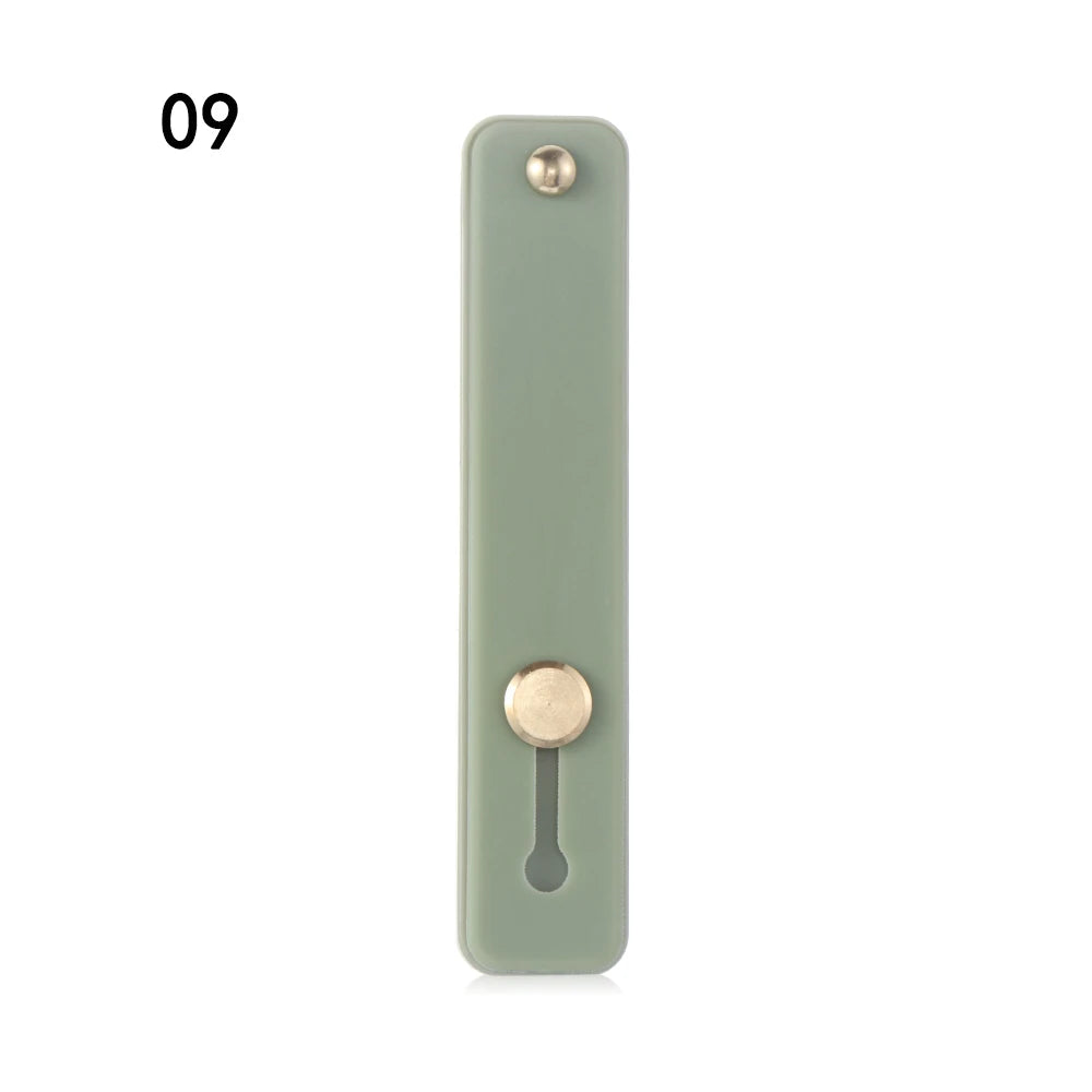 Push Pull Rainbow Phone Grip Silicone Phone Stand Finger Ring Holder Finger Strap Bracket Portable Telescopic Wrist Band - Caseverse