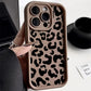 Leopard Print Phone Case For iPhone 11 Cases Iphone 16 Pro Max 13 14 15 12 7 8 Plus XS X SE 16promax 16pro Silicon Fundas Cover - Caseverse