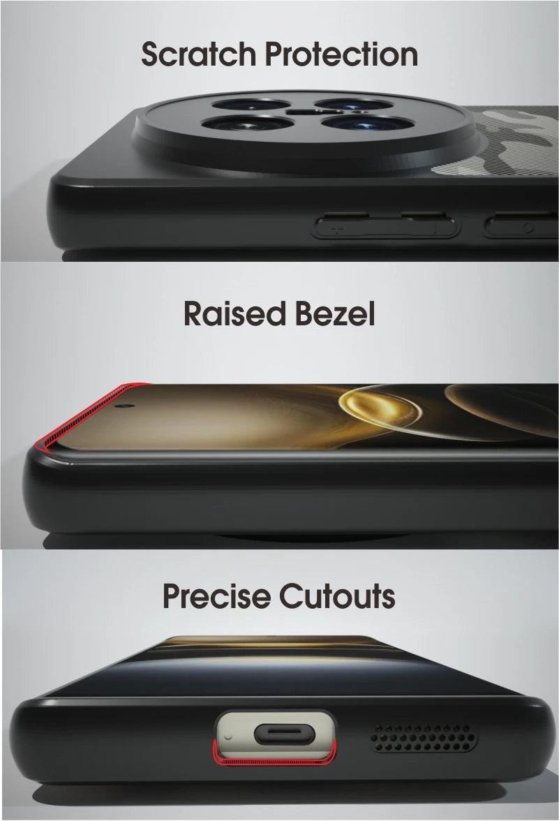 IBMRS for vivo X100 Ultra Case,Dual Layer Military Grade Drop Shockproof Protection Cell Phone Cover -  (Camo Black) - Caseverse