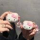 Hello Kitty For Airpods Case,Cute Candy Protective Earphone TPU Cover With Keychain For Airpods Pro 2 Case Girls Women Funda Caseverse