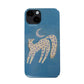 Ins Blue Starry Sky White Horse Cartoon Phone Case for IPhone 16 15 14 13 12 11 Pro Max X XS XR XSMax Glossy Film Hard PC Cover Caseverse