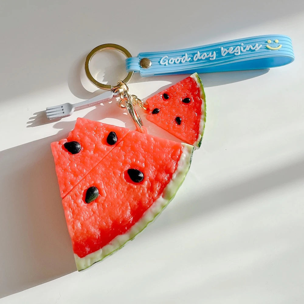 For Airpods 4 Simulation Fruit 3D Watermelon Cute Earpods Case for Airpods 1 2 3 Pro 2 Wireless Earphone Cover Charging Box Caseverse