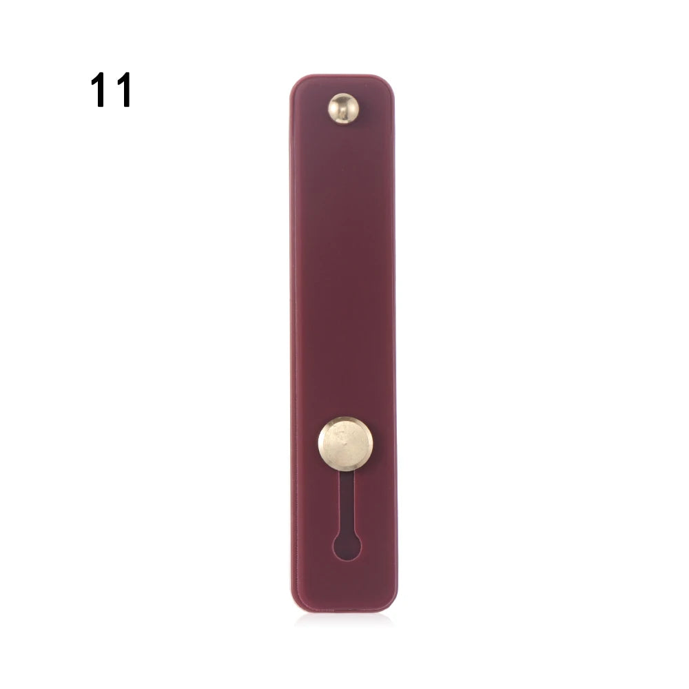 Push Pull Rainbow Phone Grip Silicone Phone Stand Finger Ring Holder Finger Strap Bracket Portable Telescopic Wrist Band - Caseverse