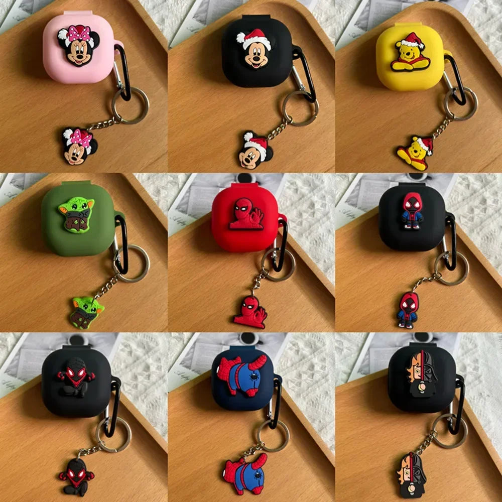 Cartoon Silicone Bluetooth Earphone Protective Case Suitable for SHOKZ OpenFit 2 T920 Scratch Resistant Earphone Case Caseverse