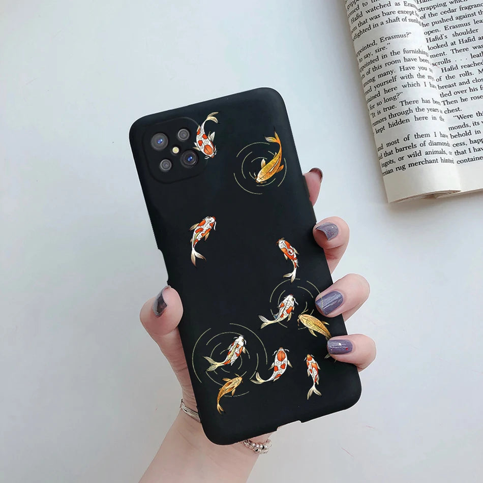 Case For OPPO Reno4 Z 5G Phone Case Cute Flower Cartoon Silicone Soft Back Fundas Cover For OPPO Reno 4Z CPH2065 Reno4Z 5G Coque - Caseverse