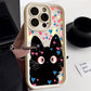 Candy Color Cute Cat Phone Case For iPhone 12 13 14 - Caseverse