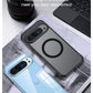 For Google Pixel 9 Pro XL 8 7 Pro 8a 7a Magsafe Case Matte White & Clear Wireless Charging Shockproof Magnetic Armor Cover Caseverse