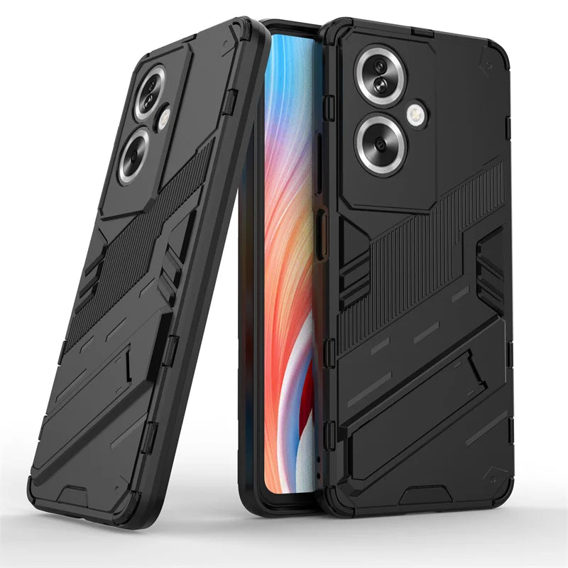 For OPPO A79 5G Case Shockproof Rugged PC Armor Phone Case For OPPO A 79 OPPOA79 5G CPH2553 Car Magnetic Holder Stand Back Cover - Caseverse