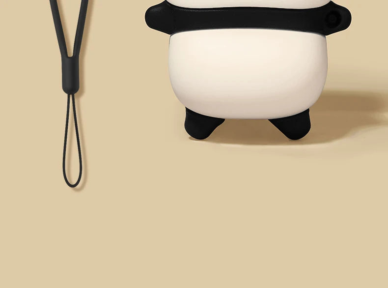 Cute Lying Panda Headphone Case For AirPods 4 (2024) Airpod Pro 1 2 3 Bluetooth Earbuds Charging Box Protective Earphone Cover Caseverse