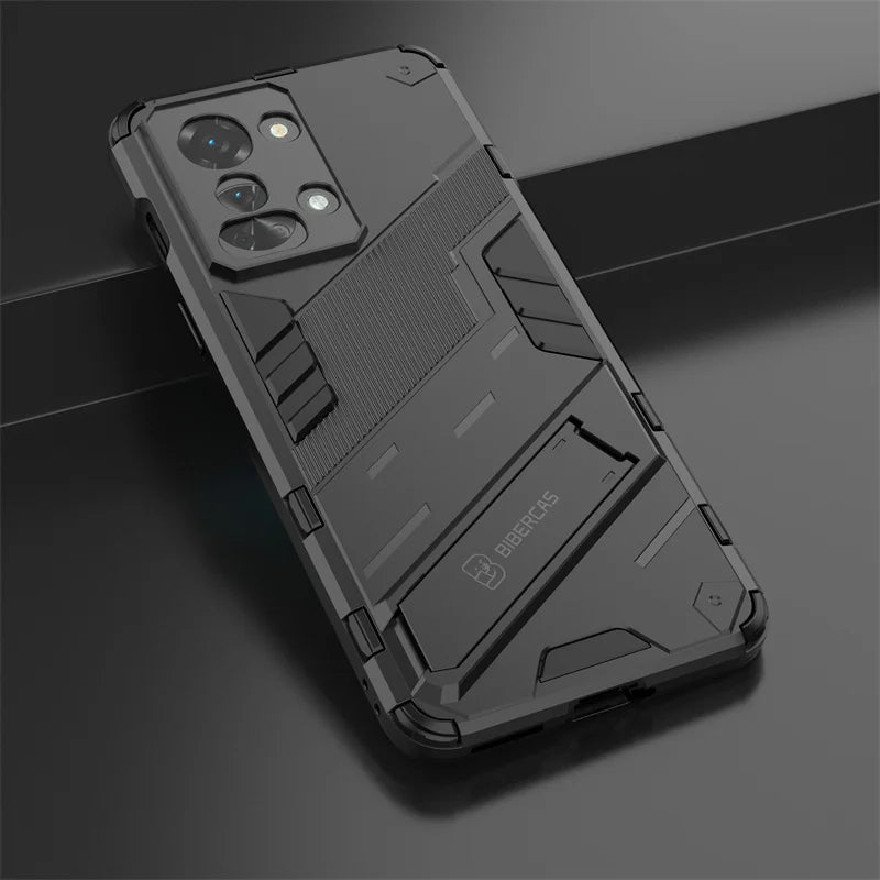 For Oneplus Nord 2T 5G Case Armor Shockproof Phone Cases For One Plus Nord2T Nord 2 T Stand Holder Rugged Silicone Cover Coque - Caseverse