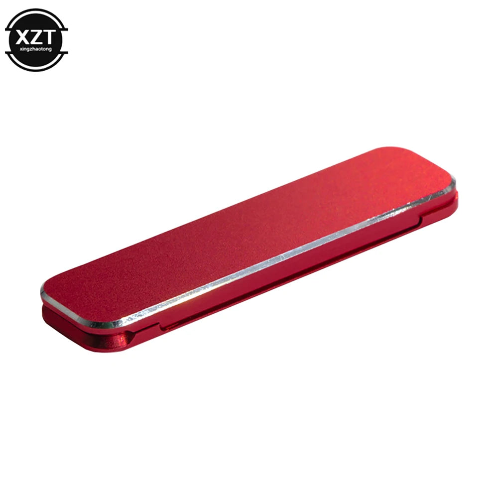 Universal Mini Metal Folding Mobile Phone Holder Aluminum Alloy Invisible Portable Desktop Stand Mount Mobile Phone Accessories