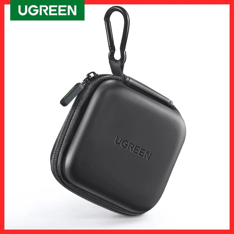 UGREEN Earphone Case Hard Headphone Bag for Airpods Earpods Sennheiser Ear Pads Wireless Bluetooth Earphone Accessories Caseverse