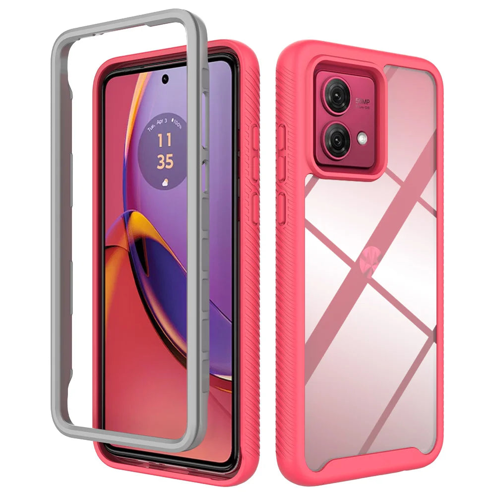 Moto G84 5G Phone Case Shockproof Clear Case TPU Bumper Rugged Cover For Motorola Moto G84 5G Protective Case - Caseverse