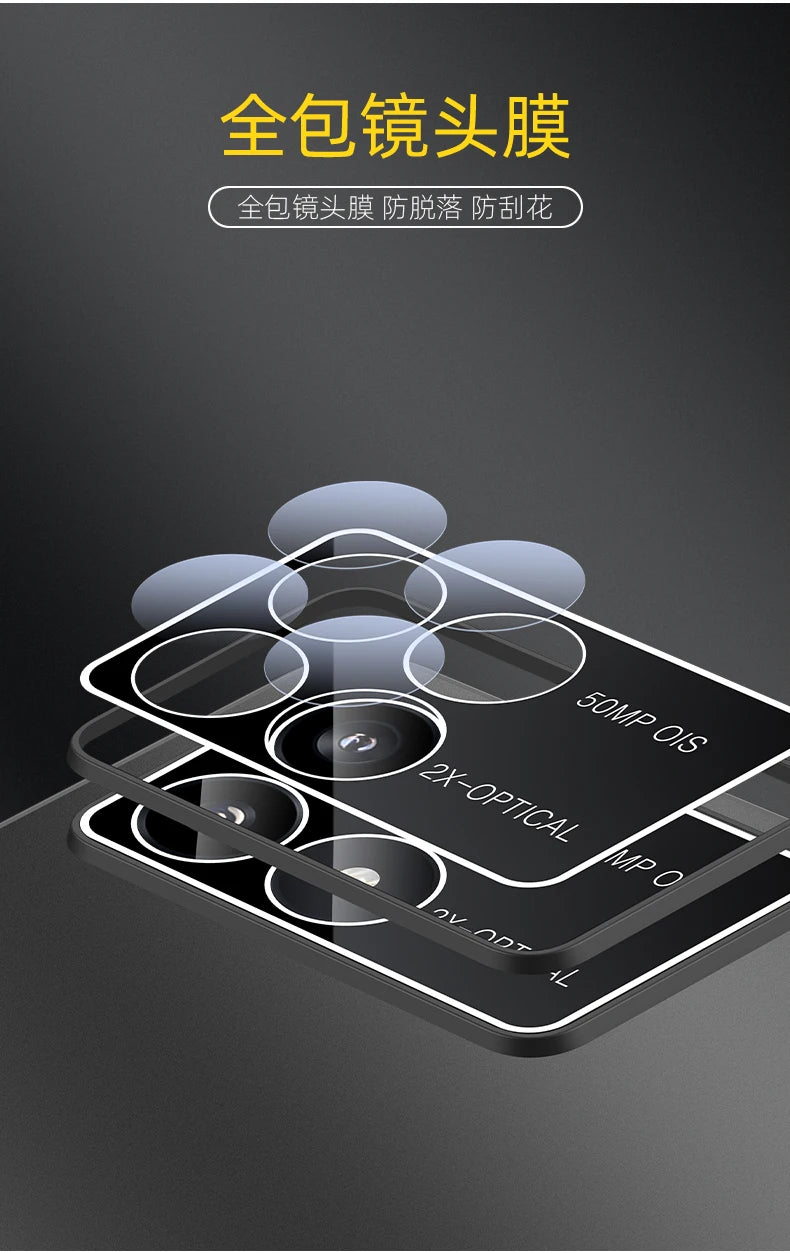 Luxury Metal Case For Xiaomi Poco X6 Pro 2311DRK48G Phone cases Shockproof Coque Shell TPU Soft Bumper Full Skin Funda Caseverse