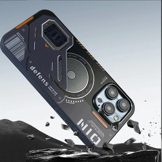 Matte Magnetic Phone Case For iPhone 16 14 13 12 15 Pro Max Magsafe Wireless Charge Frosted Back Metal Lens Frame Buttons Cover Caseverse