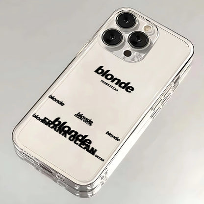 Singer Frank Blonde Oceans Hot Phone Case For iPhone 16 15 14 13 12 11 Mini Pro Max X XR XSMax 7 8 Plus SE20 Transparent Cover - Caseverse