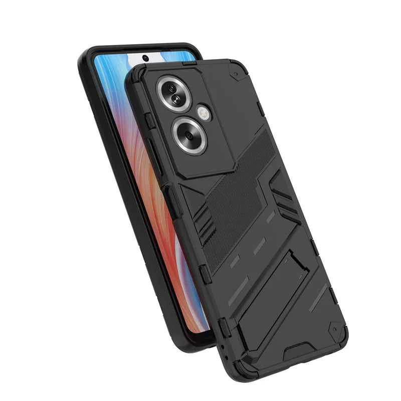 For OPPO A79 5G Case Shockproof Rugged PC Armor Phone Case For OPPO A 79 OPPOA79 5G CPH2553 Car Magnetic Holder Stand Back Cover - Caseverse