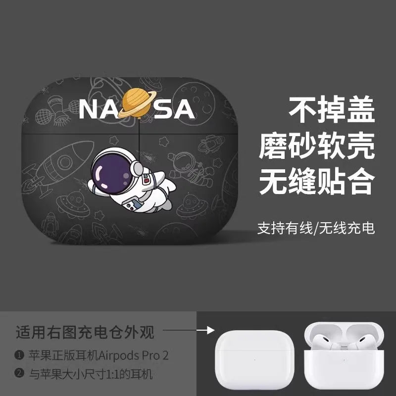 For AirPods 4 2024  pattern wireless earphone frosted shell protective case suitable for Airpods 4 Pro 1 2 3  wholesale ﻿