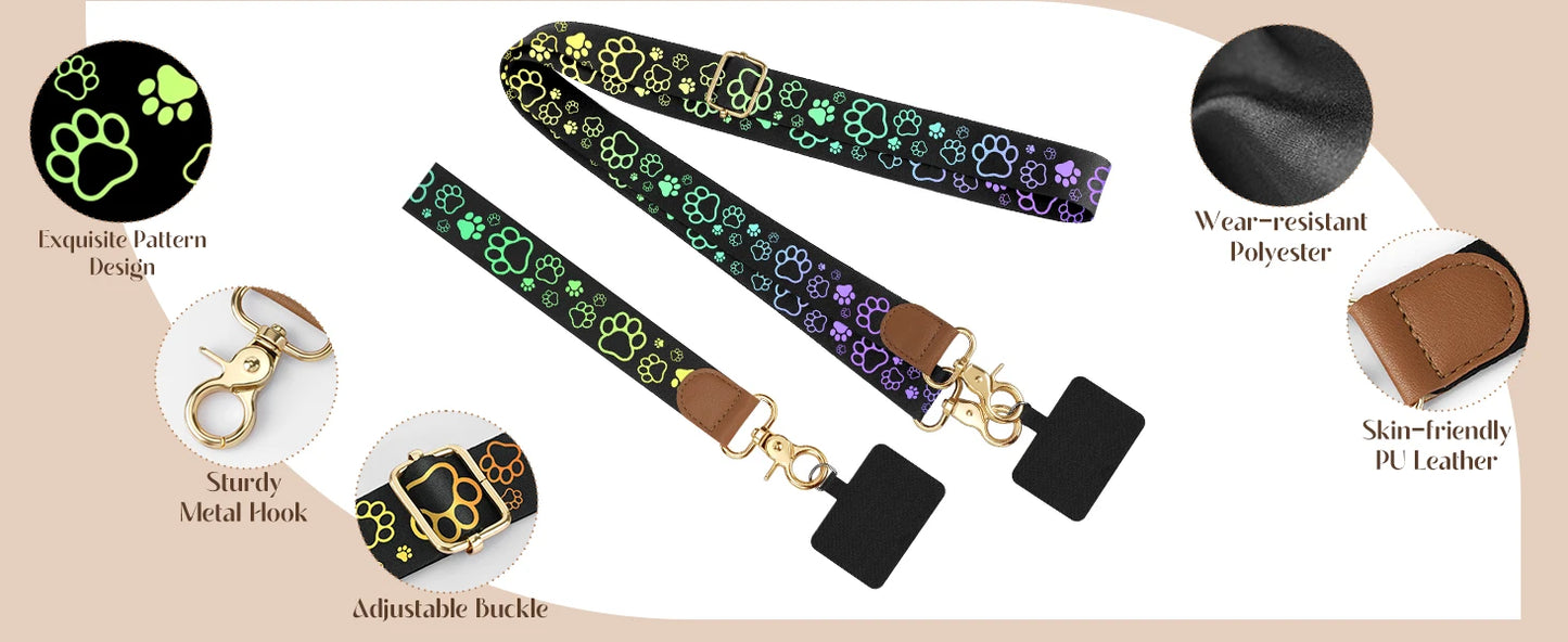 Phone Lanyard Crossbody Wrist Strap,Adjustable Anti-Theft Strap for All Smartphone Case,Universal Cell Phone Neck lanyard for me