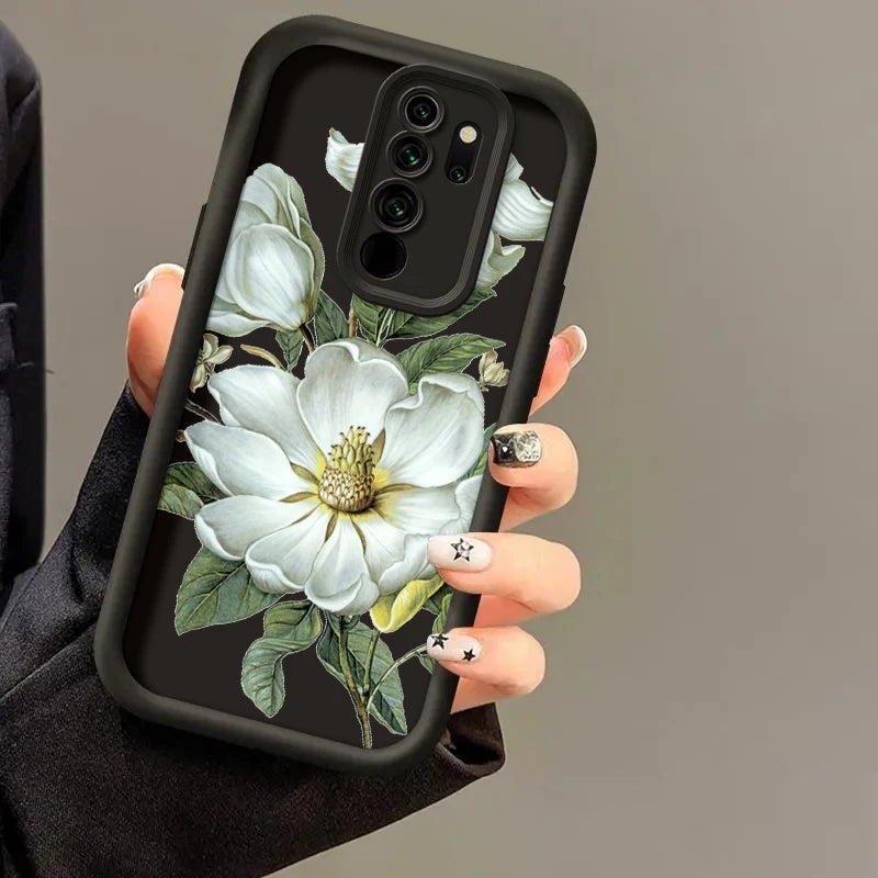 Coque Flower Painted Phone Case For Xiaomi Redmi Note 8 Pro 8Pro Silicone Anti Drop Soft Cover - Caseverse
