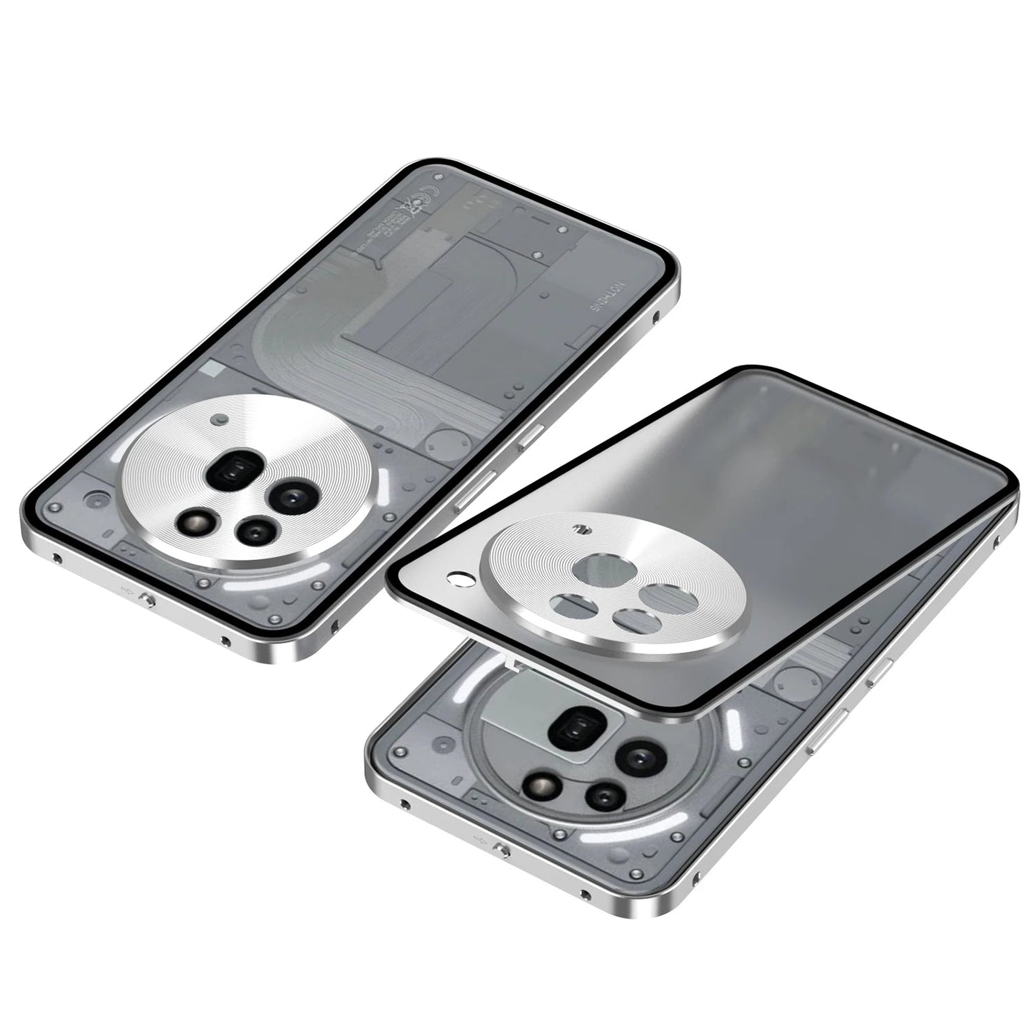 Metal Frame Lens Protection Matte Shockproof Phone Case For Nothing Phone 2A Plus Phone 3A Pro Bumper Back Cover Accessories Caseverse