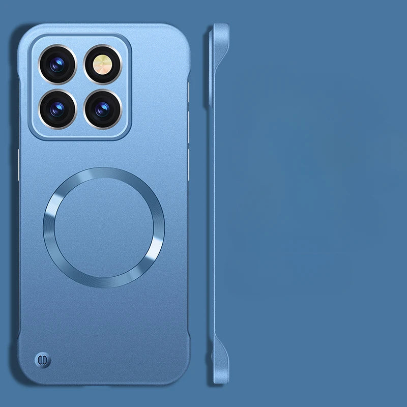 For Xiaomi 15 Pro Phone Case for XIAOMI Mi 15 15pro Xiaomi15 Metal Frameless Magnetic Lens Protective Cover Plain Back Shell - Caseverse