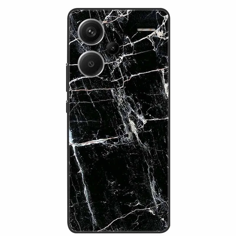 For Xiaomi Redmi Note 13 Pro+ Plus Case Fashion Marble Silicon Soft TPU Back Cover On Redmi Note 13 Pro Plus 5G Phone Cases Cool - Caseverse