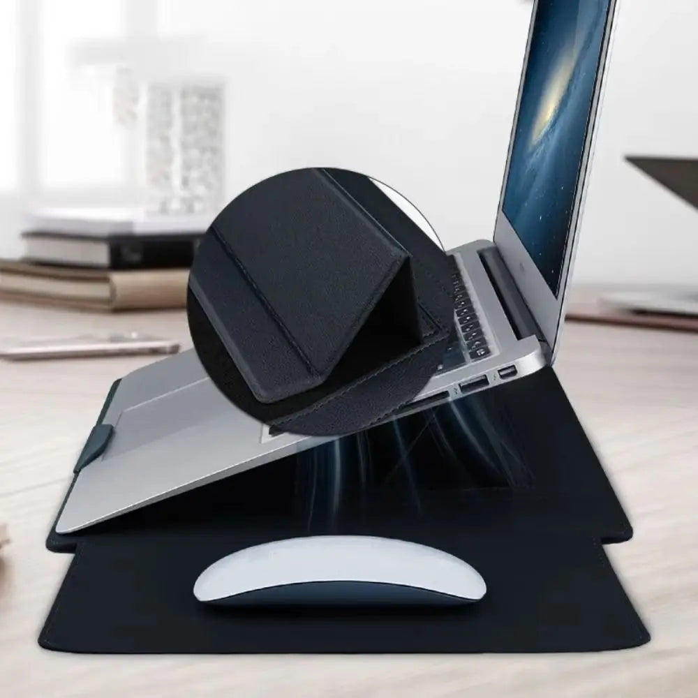 Portable Laptop Sleeve Bags Waterproof Pu Leather Notebook Sleeves Neoprene Soft Sleeve Tablet Cases