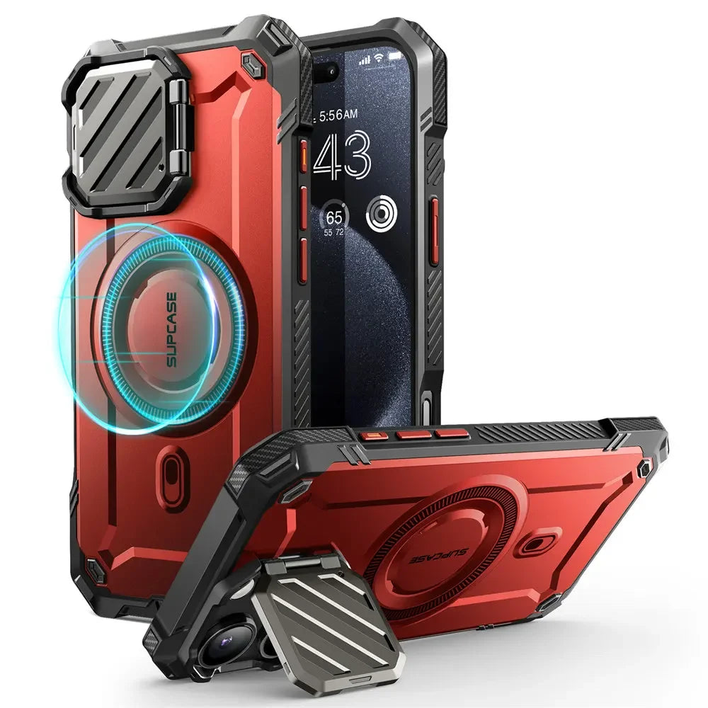 SUPCASE For iPhone 16 Pro Case 6.3" 2024 UB Mag XT Heavy Duty Rugged Strong Magnetic Phone Case with Camera Cover - Caseverse
