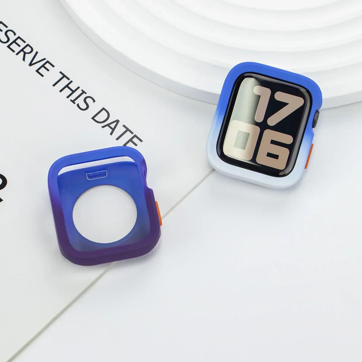 Candy Soft Silicone Case for Apple Watch Cover 46mm 42mm 49 45 41mm Protection For Iwatch Ultra 3 Series 11 10 9 8 7 6 Se Armor