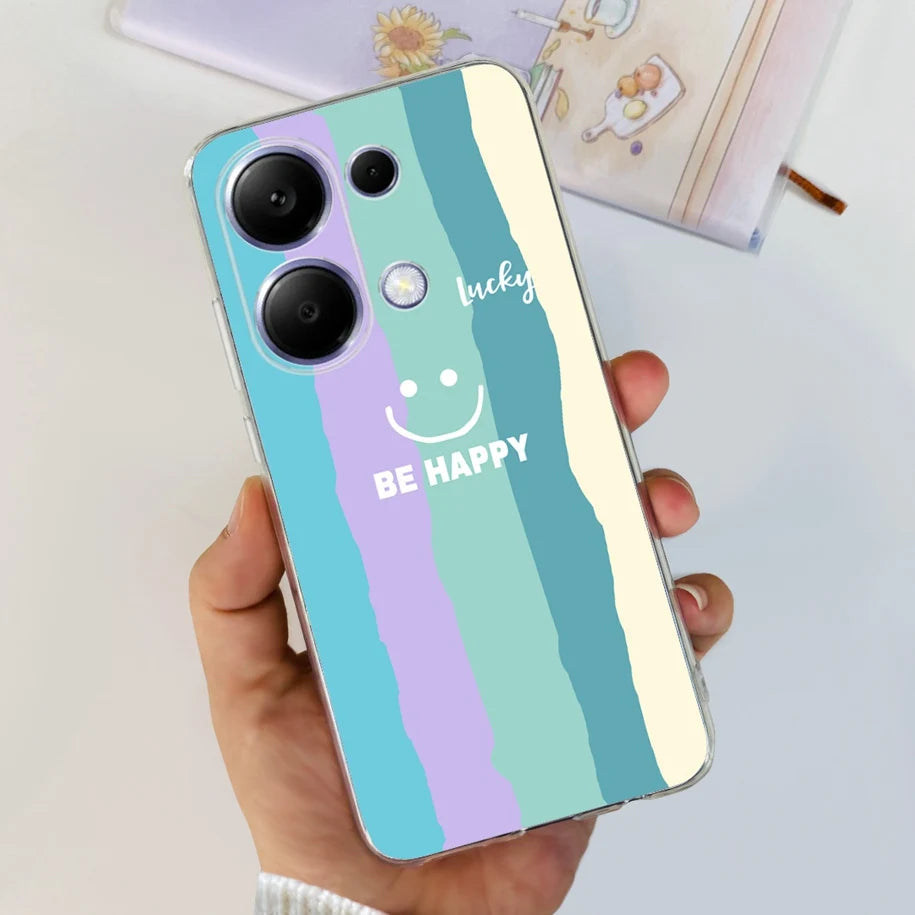 For Xiaomi Poco M6 Pro 2024 Case New Fashion Marble Cartoon Cover Soft Clear Silicone Funda For Xiaomi Poco M6 Pro 4G Phone Case Caseverse