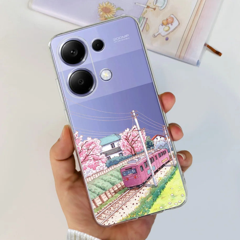 For Xiaomi Poco M6 Pro 2024 Case New Fashion Marble Cartoon Cover Soft Clear Silicone Funda For Xiaomi Poco M6 Pro 4G Phone Case Caseverse