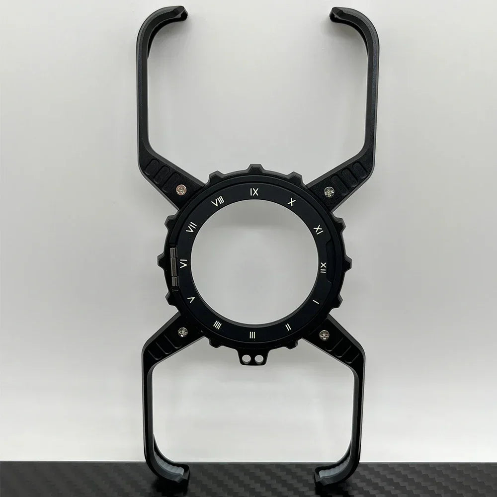 Metal Magnetic Case For iphone 16 Pro Max Cover 16 Plus 15 14 13 Aluminum Alloy Rimless Bumper Built-in 360° Invisible Holder