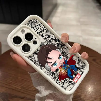 Marvel Cartoon Venom Deadpool Groot Phone Case for iPhone 16 Cases iPhone 15 14 13 12 Mini 11 Pro Max 16 Plus X 15Pro Back Cover - Caseverse